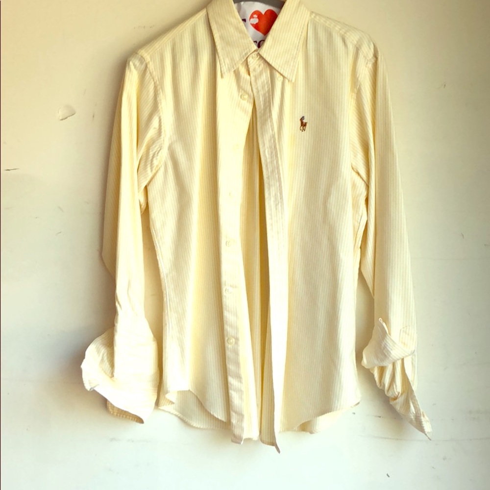 Ralph Lauren slim fit yellow